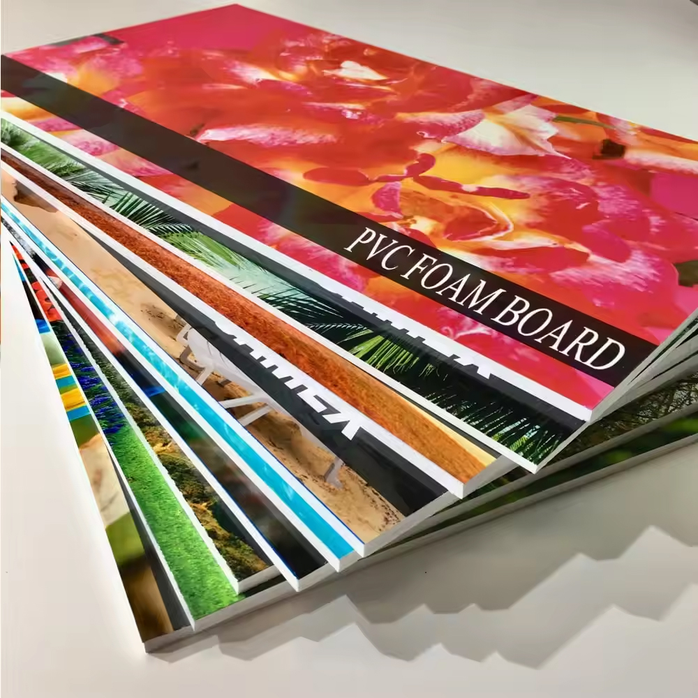 Échantillons d'impression sur panneaux rigides en Forex et Dibond à Genève - Lettra Système