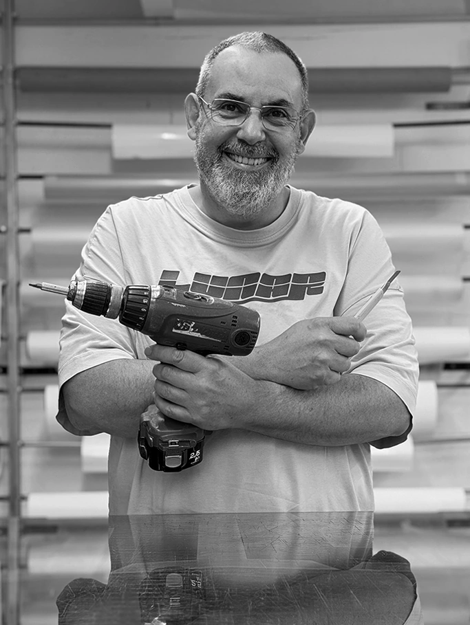 Laurent, chef d’atelier chez Lettra Système